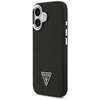iPhone 17 Guess Grained Triangle Logo MagSafe tok fekete, - 0. kép