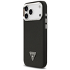 iPhone 17 Pro Guess Grained Triangle Logo MagSafe tok fekete, - 0. kép