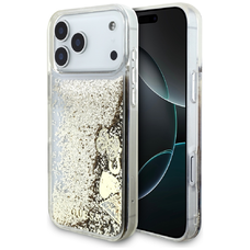 iPhone 17 Pro Guess Liq tok. Csillogó 4 medállal arany