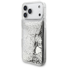 iPhone 17 Pro Guess Folyékony Csillogó Amulett Tok Ezüst - 0. kép