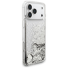 iPhone 17 Pro Guess Folyékony Csillogó Amulett Tok Ezüst - 2. kép