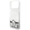 iPhone 17 Pro Guess Folyékony Csillogó Amulett Tok Ezüst - 4. kép