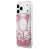 iPhone 17 Pro Max Guess Resin Bottom Glitter MagSafe tok Rózsaszín - 0. kép