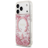iPhone 17 Pro Guess Resin Bottom Glitter MagSafe tok rózsaszín - 0. kép