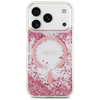 iPhone 17 Pro Guess Resin Bottom Glitter MagSafe tok rózsaszín - 1. kép