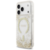 iPhone 17 Pro Guess Resin Bottom Glitter MagSafe tok arany - 0. kép