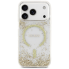 iPhone 17 Pro Guess Resin Bottom Glitter MagSafe tok arany - 1. kép