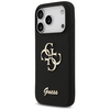 iPhone 17 Pro Guess Silicone Big 4G Script tok fekete - 0. kép