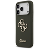 iPhone 17 Pro Guess Silicone Big 4G Script tok khaki - 0. kép