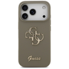 iPhone 17 Pro Max Guess Szilikon Big 4G Script Barna tok - 1. kép