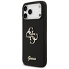iPhone 17 Pro Max Guess Szilikon Nagy 4G Script tok fekete tok - 0. kép
