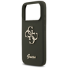 iPhone 17 Pro Max Guess Silicone Big 4G Script tok khaki - 4. kép