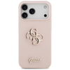 iPhone 17 Pro Max Guess Silicone Big 4G Script rózsaszín tok - 0. kép
