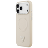 iPhone 17 Pro Max Guess Háromszög Logó MagSafe tok Bézs tok - 0. kép
