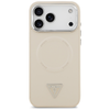 iPhone 17 Pro Max Guess Háromszög Logó MagSafe tok Bézs tok - 1. kép