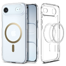 iPhone 17 Air Spigen Ultra Hybrid Mag Magsafe átlátszó/arany tok