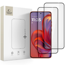 Motorola Edge 50 Neo / 60 Neo üvegfólia Tech-Protect Glass Fit+ 2-pack fekete