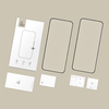 Motorola Edge 50 Neo / 60 Neo üvegfólia Tech-Protect Glass Fit+ 2-pack fekete - 4. kép