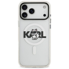 iPhone 17 Pro Karl Lagerfeld IML Choupette Sketch Logo MagSafe tok átlátszó - 1. kép