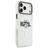 iPhone 17 Pro Karl Lagerfeld IML Choupette Sketch Logo MagSafe tok átlátszó - 2. kép