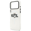 iPhone 17 Pro Karl Lagerfeld IML Choupette Sketch Logo MagSafe tok átlátszó - 4. kép
