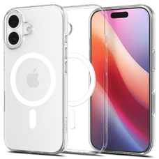 iPhone 17 Spigen Liquid Crystal Mag Magsafe átlátszó/fehér tok