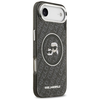 iPhone 17 Air Karl Lagerfeld IML Glitter Karl & Choupette Heads Logo MagSafe fekete tok - 2. kép
