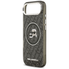 iPhone 17 Air Karl Lagerfeld IML Glitter Karl & Choupette Heads Logo MagSafe fekete tok - 4. kép