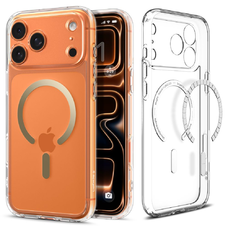 iPhone 17 Pro Spigen Ultra Hybrid Mag Magsafe tok átlátszó/arany
