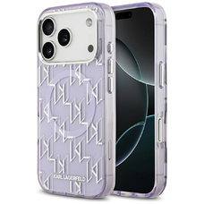 iPhone 17 Pro Max Karl Lagerfeld IML KL Monogram MagSafe lila tok
