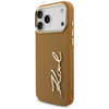 iPhone 17 Pro Max Karl Lagerfeld Karl Script Logo barna tok - 0. kép