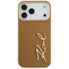 iPhone 17 Pro Max Karl Lagerfeld Karl Script Logo barna tok - 1. kép