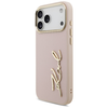 iPhone 17 Pro Max Karl Lagerfeld Karl Script Logo rózsaszín tok - 0. kép