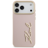 iPhone 17 Pro Max Karl Lagerfeld Karl Script Logo rózsaszín tok - 1. kép