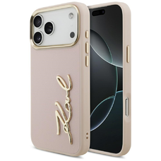 iPhone 17 Pro Max Karl Lagerfeld Karl Script Logo rózsaszín tok