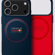 iPhone 17 Pro Red Bull Szilikon Piros Gyűrű MagSafe tok Sötétkék