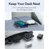 ESR HaloLock 2in1 MagSafe mágneses vezeték nélküli gyorstöltő fekete - 3. kép