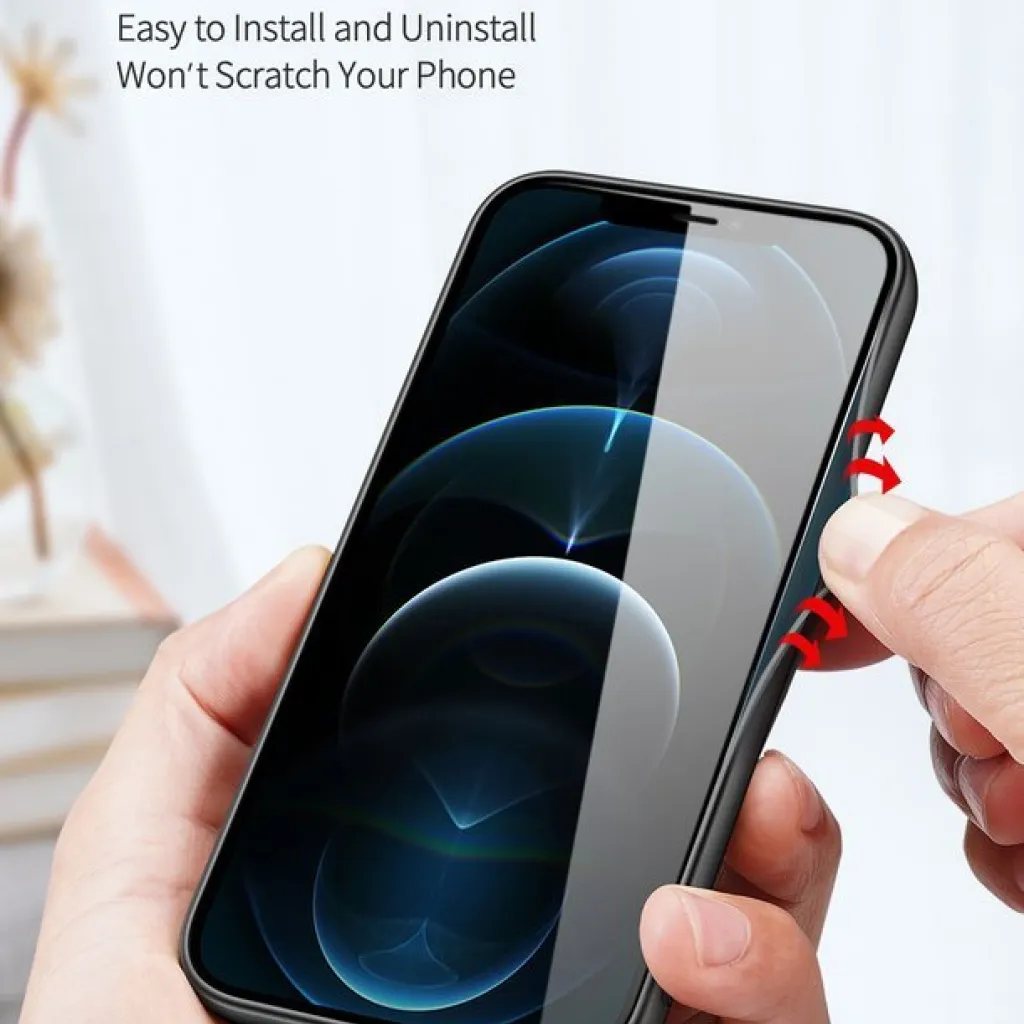 iPhone 12 Pro MAX Dux Ducis Fino nylon bevonatú tok fekete - 13