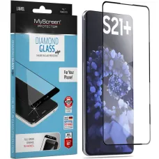 MyScreen Diamond Edge 5D kijelzővédő üvegfólia SAMSUNG S21+ PLUS fekete