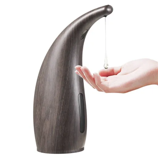 Automata érintés mentes szappan adagoló 300ml döntött fejjel barna