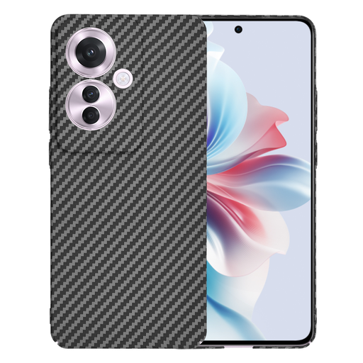Oppo Reno11 F Fekete Techsuit Carbonite FiberShell tok