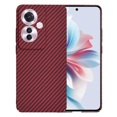 Oppo Reno11 F Piros Techsuit Carbonite FiberShell tok