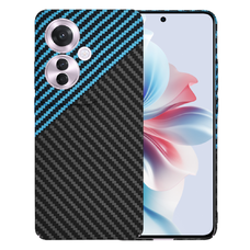 Oppo Reno11 F Blue Pulse Techsuit - Carbonite FiberShell. tok