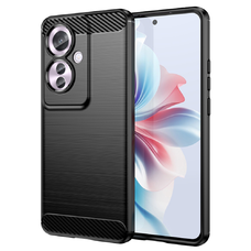 Oppo Reno11 F Fekete Techsuit Carbon Silicone tok