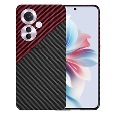 Oppo Reno11 F Red Vortex Techsuit - Carbonite FiberShell tok