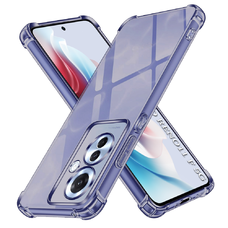 Oppo Reno11 F Techsuit - Shockproof Clear Silicone - Smoke Black tok