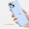 Oppo Reno11 F Techsuit - Shockproof Clear Silicone - Átlátszó tok - 0. kép