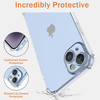 Oppo Reno11 F Techsuit - Shockproof Clear Silicone - Átlátszó tok - 2. kép