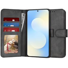 Samsung Galaxy S25 FE Techsuit - Diary Book - Fekete tok