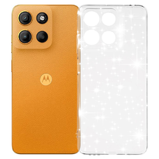 Motorola Moto G15 / G15 Power Techsuit SparkleSkin Series - Átlátszó tok
